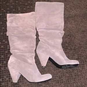 BCBG suede boots